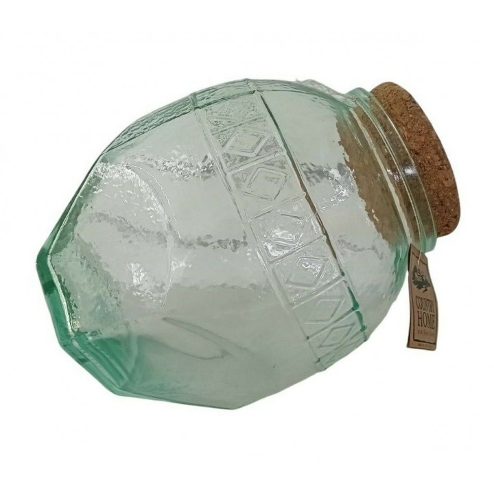 Barattolo Dispenser Dulcinea vetro con coperchio in sughero 300 cl