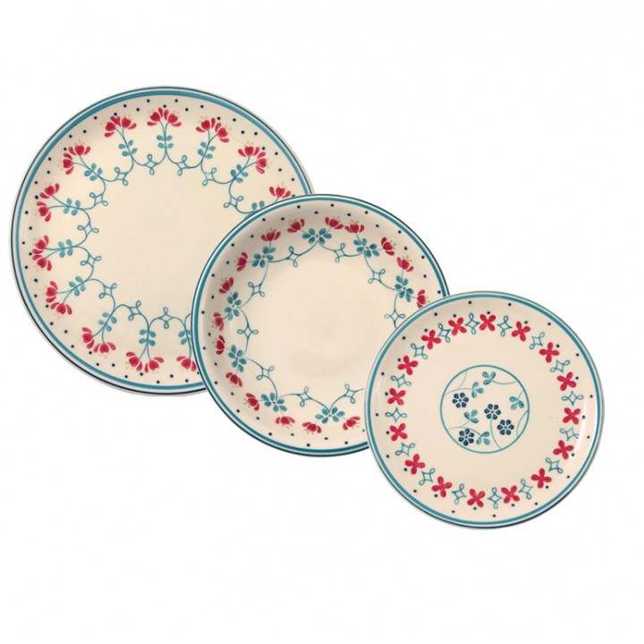 Piatti In Ceramica Prezzi.Servizio Piatti Per 6 Persone Wald Casabella Piatti Cucina Country