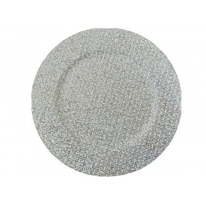 6 Sottopiatti Tablemat glitter Argento, FadeMaison